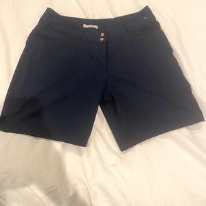 Adidas size 4 navy golf shorts
